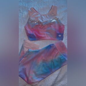 More Than Magic Girl's Cotton Candy Tie-Dye Activewear Set